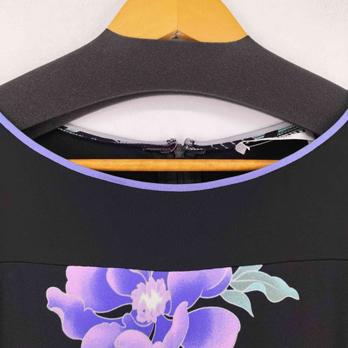 レオナール LEONARD L/S シルクレーヨン花柄ワンピース レディース EUR:40