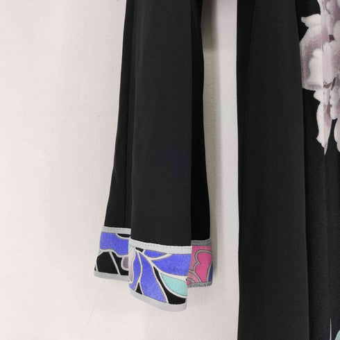 レオナール LEONARD L/S シルクレーヨン花柄ワンピース レディース EUR:40