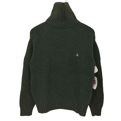 ヴィヴィアンウエストウッドマン Vivienne Westwood MAN ロゴ刺繍タートルネックニット レディース S