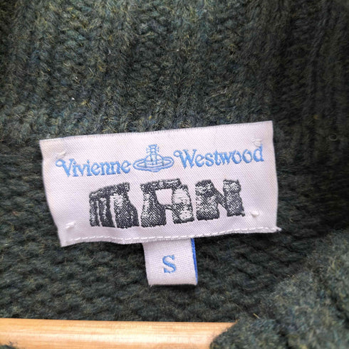 ヴィヴィアンウエストウッドマン Vivienne Westwood MAN ロゴ刺繍タートルネックニット レディース S
