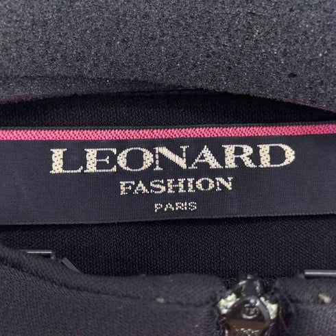 レオナール LEONARD ビジューデザイン アンサンブルカーディガン レディース JPN:M
