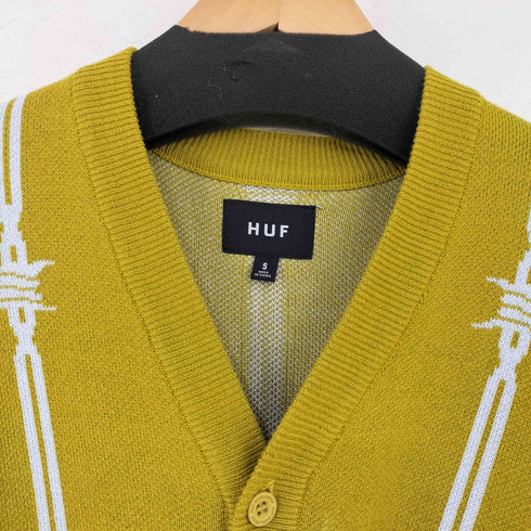 ハフ HUF 24SS BARBED WIRE CARDIGAN バーブッドワイヤーカーディガン メンズ JPN:S