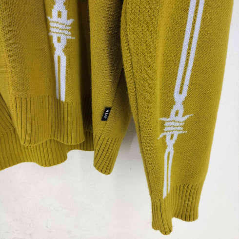 ハフ HUF 24SS BARBED WIRE CARDIGAN バーブッドワイヤーカーディガン メンズ JPN:S