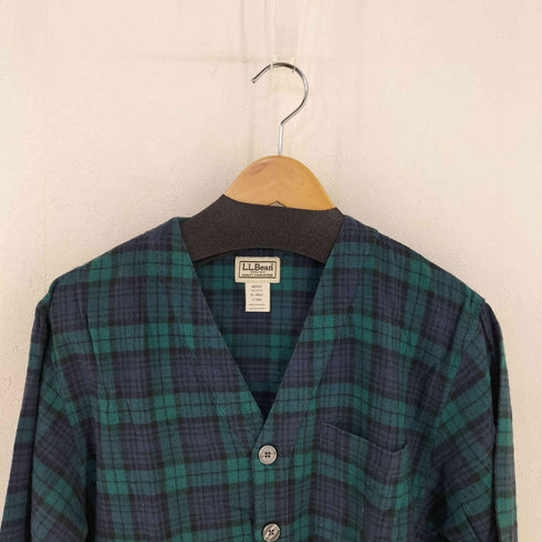 エルエルビーン L.L.Bean チェック ロングパジャマシャツ メンズ import:S