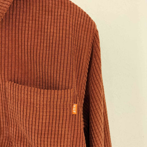 ハフ HUF 23AW CORNELIUS ZIP SHIRT コーネリアスジップシャツ メンズ JPN:M