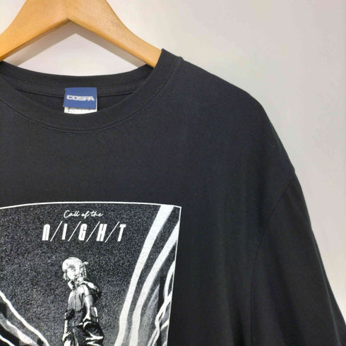 コスパ COSPA よふかしのうた アニメ クルーネックTシャツ メンズ import:XL