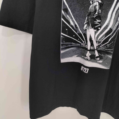 コスパ COSPA よふかしのうた アニメ クルーネックTシャツ メンズ import:XL