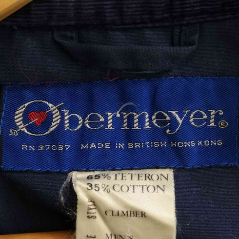 Obermeyer 香港製 アクションプリーツ コーデュロイ切替 スイングトップ ジャケット メンズ JPN:L
