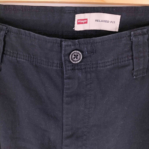 ラングラー Wrangler Relaxed Fit Cargo FLEX Black Tech Pants リラックスフィット カーゴフレックス ブラック テックパンツ メンズ 32×30