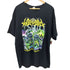 フルーツオブザルーム FRUIT OF THE LOOM 前面プリント クルーネック バンドTシャツ メンズ import:XL