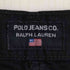 ポロジーンズカンパニーラルフローレン POLO JEANS COMPANY RALPH LAUREN 星条旗パッチ リラックス ストレート ブラック デニムパンツ メンズ 33×38