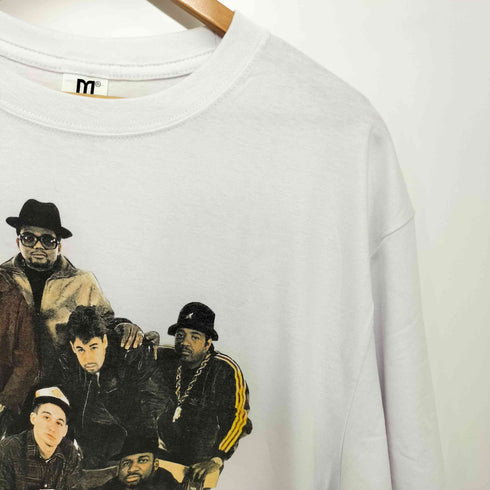 MERCH CONS 復刻 両面プリント クルーネックTシャツ バンド アーティストTシャツ メンズ import:XL