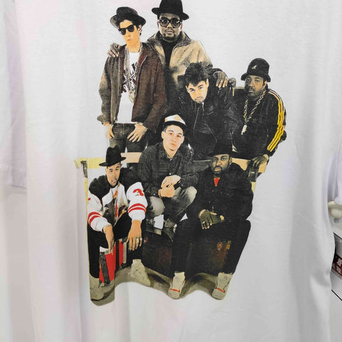 MERCH CONS 復刻 両面プリント クルーネックTシャツ バンド アーティストTシャツ メンズ import:XL