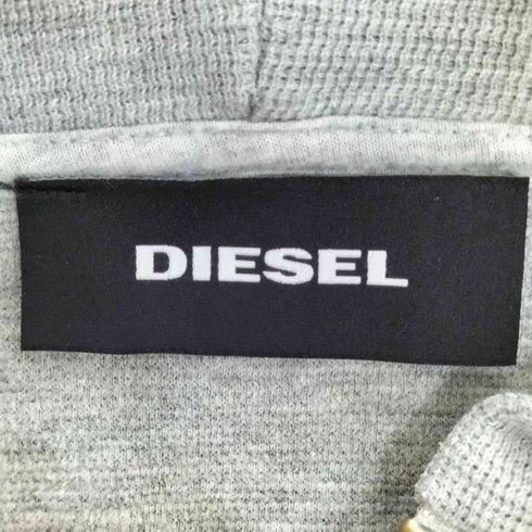ディーゼル DIESEL ロゴ刺繍 ジップアップパーカー メンズ import:S