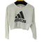 アディダス adidas クロップドスウェット レディース JPN:S
