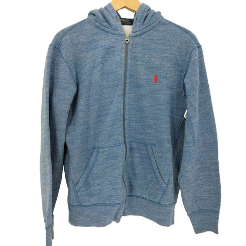 ポロラルフローレン POLO RALPH LAUREN スモールポニー刺繍ジップフーディ フード裏サーマル メンズ import:M