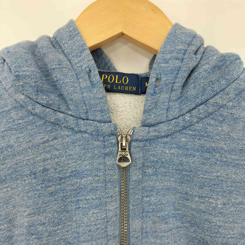 ポロラルフローレン POLO RALPH LAUREN スモールポニー刺繍ジップフーディ フード裏サーマル メンズ import:M