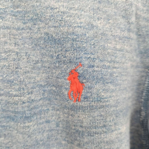 ポロラルフローレン POLO RALPH LAUREN スモールポニー刺繍ジップフーディ フード裏サーマル メンズ import:M