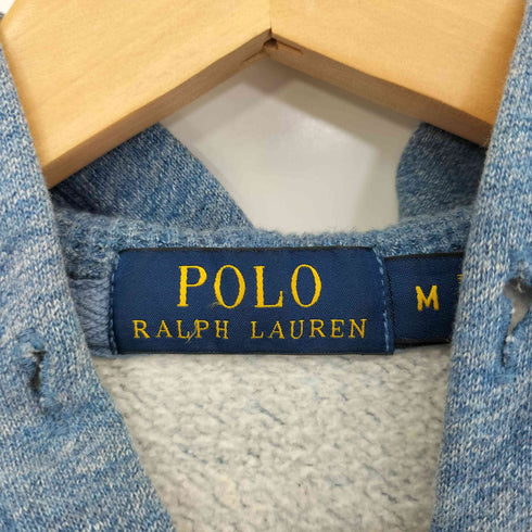 ポロラルフローレン POLO RALPH LAUREN スモールポニー刺繍ジップフーディ フード裏サーマル メンズ import:M