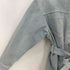 ザラ ZARA 裾カットオフ ベルテッドコットンカバーオール レディース import:M