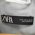 ザラ ZARA 裾カットオフ ベルテッドコットンカバーオール レディース import:M