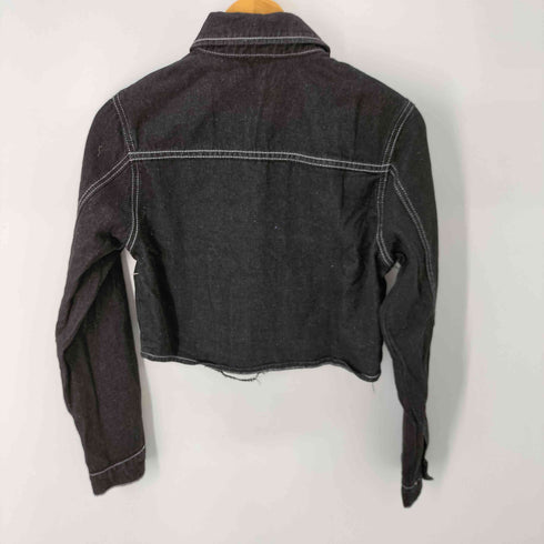 クロップドデニムジャケット レディース ONE SIZE