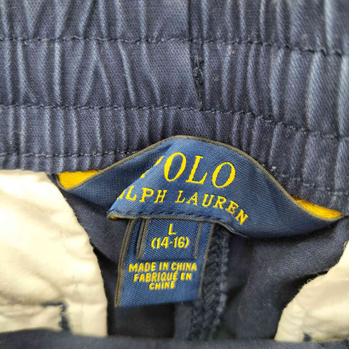 ポロラルフローレン POLO RALPH LAUREN バックスモールポニー刺繍コットンイージーパンツ レディース L(14-16)