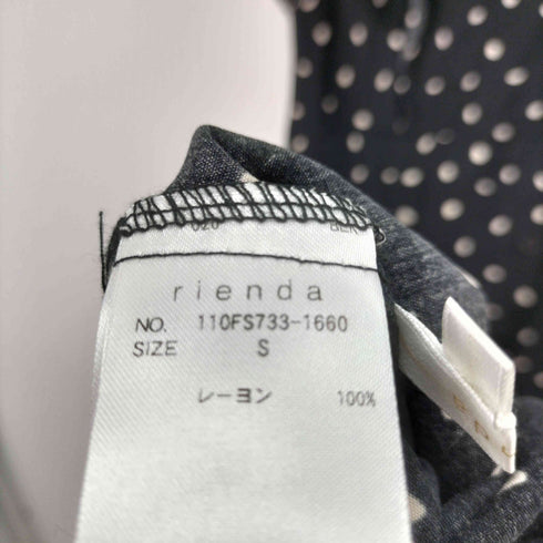 リエンダ rienda ダブルフリルスリーブフレアOP ワンピース レディース JPN:S