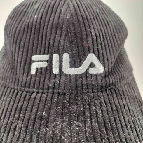 フィラ FILA MODA NELLA VITA SPORTIVA メッシュ切替コーデュロイキャップ メンズ
