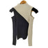 2WAY バイカラーオフショルニット レディース ONE SIZE