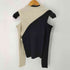 2WAY バイカラーオフショルニット レディース ONE SIZE
