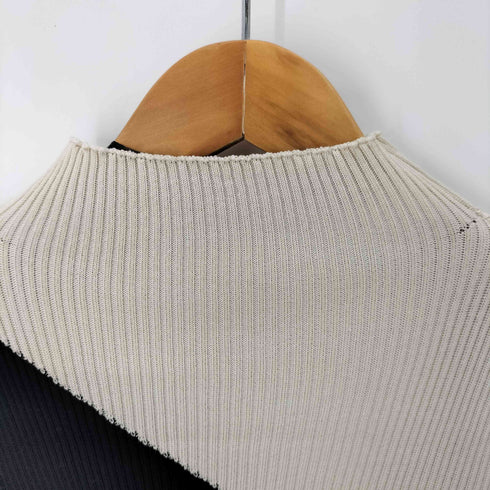2WAY バイカラーオフショルニット レディース ONE SIZE