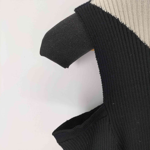 2WAY バイカラーオフショルニット レディース ONE SIZE