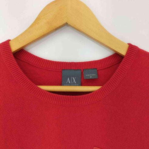 アルマーニエクスチェンジ ARMANI EXCHANGE 刺繍ロゴ クルーネックニット メンズ import:M