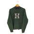 トミーヒルフィガー TOMMY HILFIGER 90S XL コットン100% クルーネックニット フロント刺繍 メンズ XL