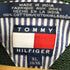 トミーヒルフィガー TOMMY HILFIGER 90S XL コットン100% クルーネックニット フロント刺繍 メンズ XL
