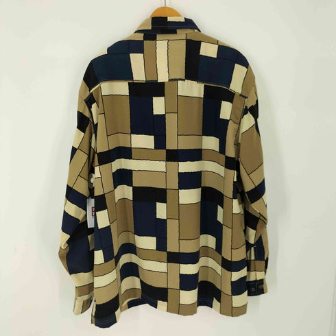 ペレペレ pelle pelle 90-00S XL ポリ100% 総柄L/Sシャツ ロングスリーブシャツ pelle pelle marc buchanan メンズ XL