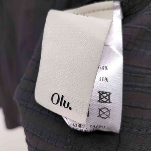 Olu. 2WAY オフショル楊柳シャツ レディース ONE SIZE