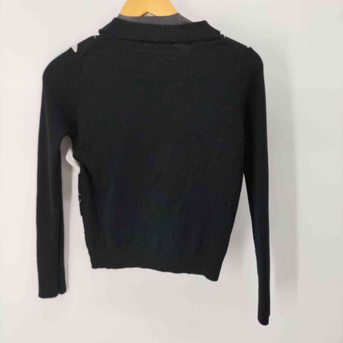 ミッシュマッシュ MISCH MASCH ボウタイアーガイルニット レディース JPN:M