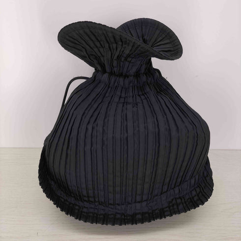 イッセイミヤケ ISSEY MIYAKE OLD 銀タグ プリーツ巾着 レディース