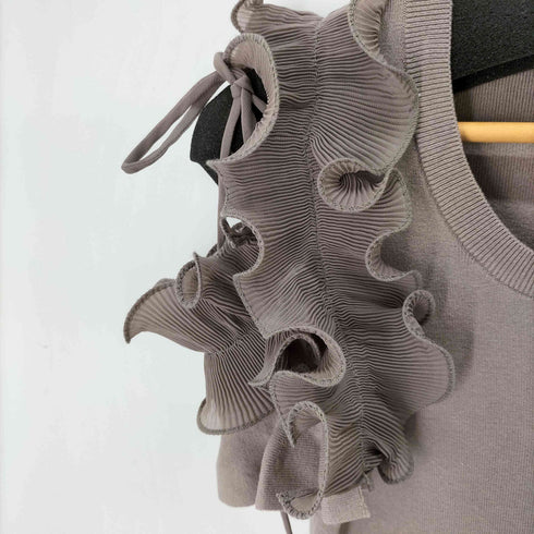 スナイデル snidel 2023SS シアーフリルニット レディース ONE SIZE