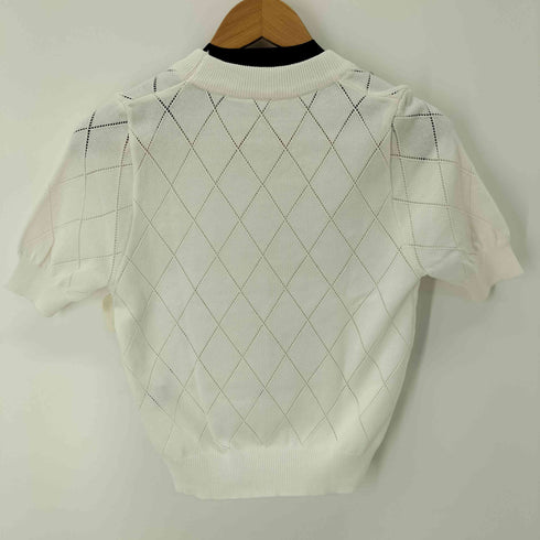 Salang アーガイル装飾ニット レディース ONE SIZE