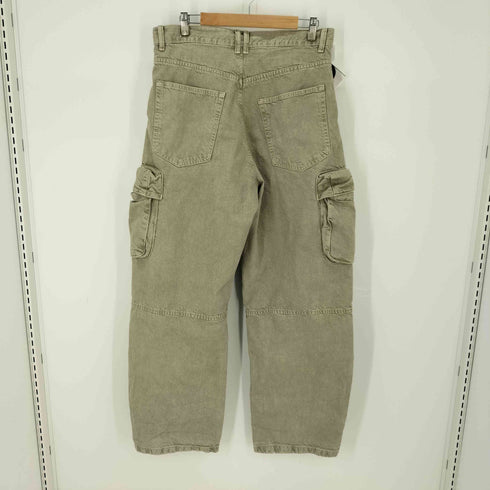 ザラ ZARA TRF MID WAIST CARGO BOYFRIEND JEANS ワイドデニムカーゴパンツ Y2K メンズ FR:40-44