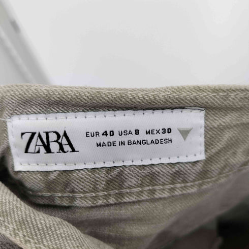 ザラ ZARA TRF MID WAIST CARGO BOYFRIEND JEANS ワイドデニムカーゴパンツ Y2K メンズ FR:40-44