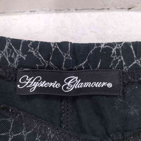 ヒステリックグラマー HYSTERIC GLAMOUR スカル金網柄 レギンス レディース FREE
