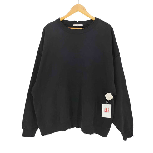 スライ SLY OVER DAMAGE SW TOPS クルーネック スウェット レディース FREE