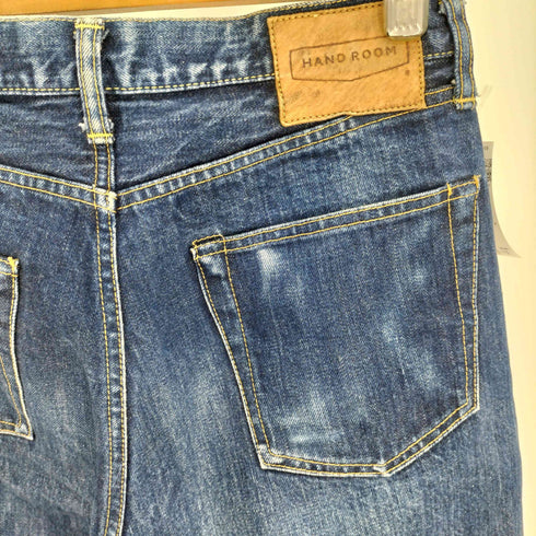ハンドルーム HAND ROOM WIDE FIT 5 POCKET JEANS INDIGO ワイドフィット 5 ポケット ジーンズ インディゴ デニムパンツ メンズ JPN:XS