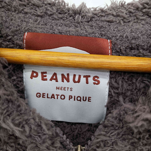 ジェラートピケ gelato pique キャラクターバックプリント ジップアップ パーカー メンズ JPN:L