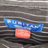 ピューリタン PURITAN 90-2000s ストライプ柄 半袖シャツ メンズ L