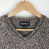 エディーバウアー Eddie Bauer 黒タグ Vネック ウール ニット メンズ import:L